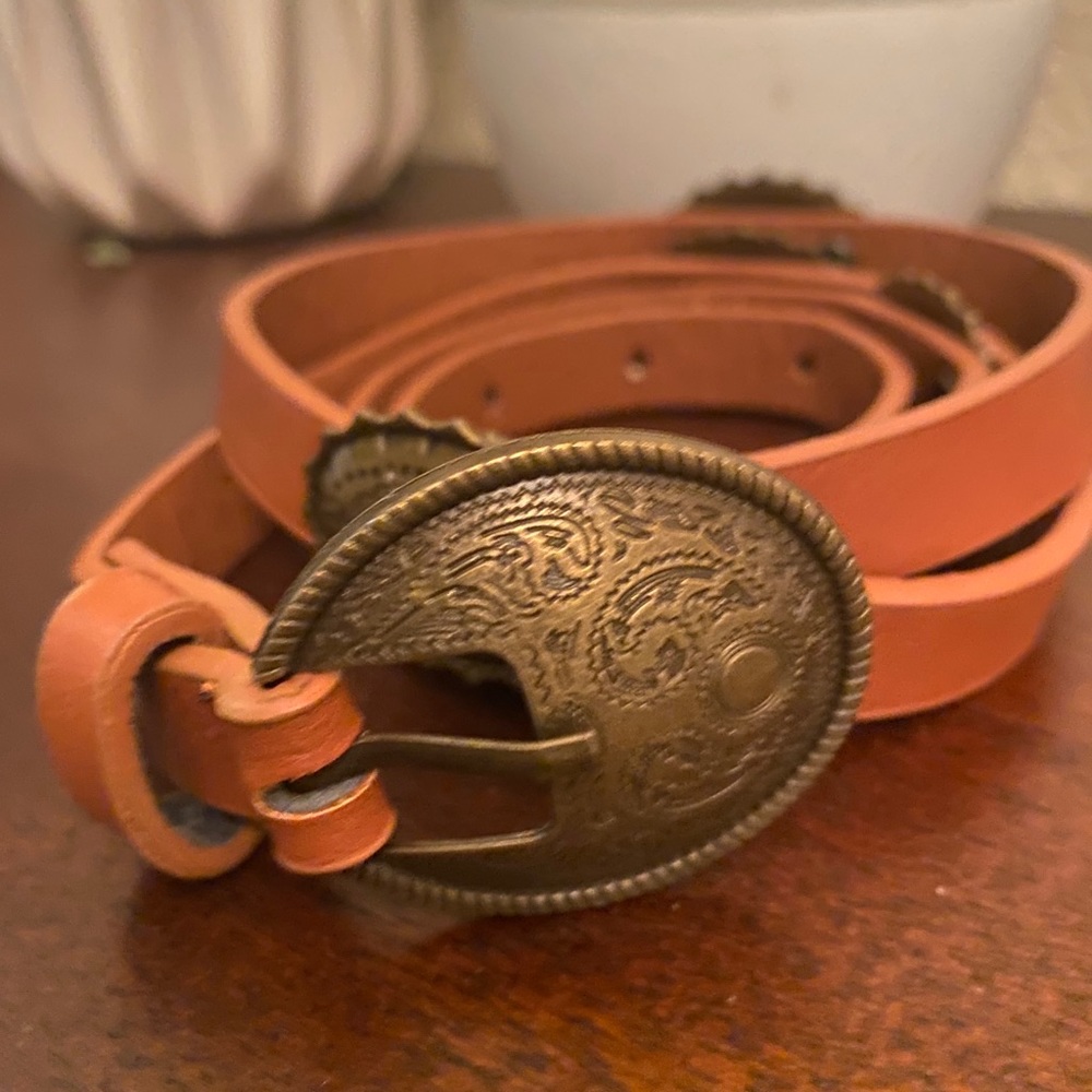 Thin vintage belt